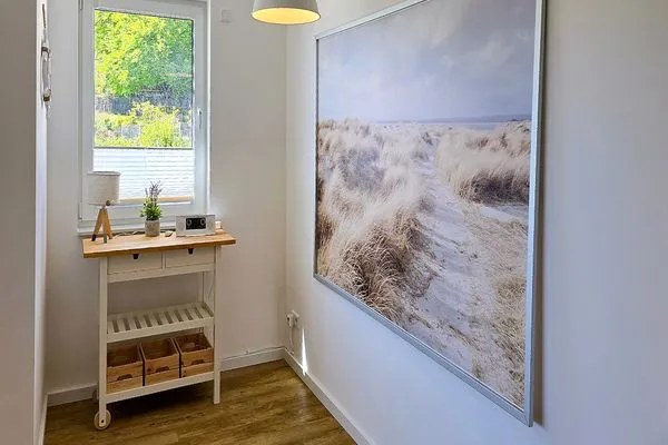 Küche / Küchenzeile  Aparthotel am Nationalpark, Wohnung Wald & Meer - modern und rollstuhlgeeignet