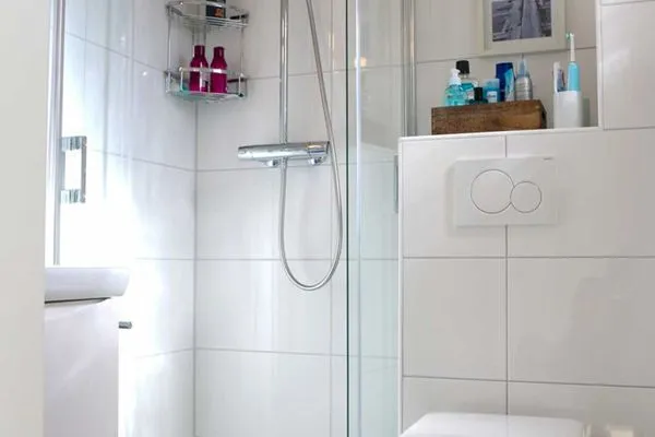 Badezimmer Appartementhaus am Wasserturm Ferienwohnung Bounty