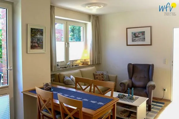 Wohnzimmer Appartementhaus am Wasserturm Ferienwohnung Bounty