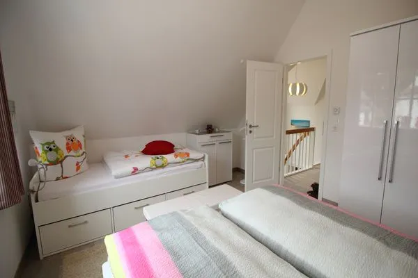 Schlafzimmer  Reethaus Seeschwalbe - strandnah