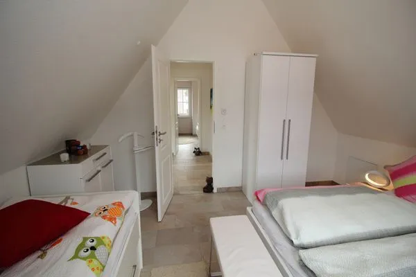 Schlafzimmer  Reethaus Seeschwalbe - strandnah