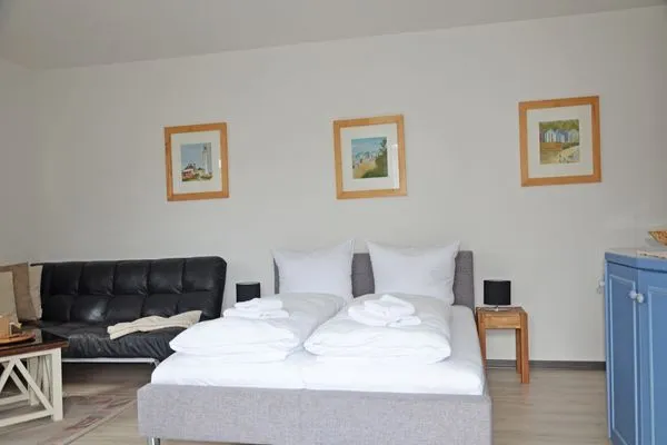 Bett  Villa Monika, App. 7 - mit Balkon und Meerblick