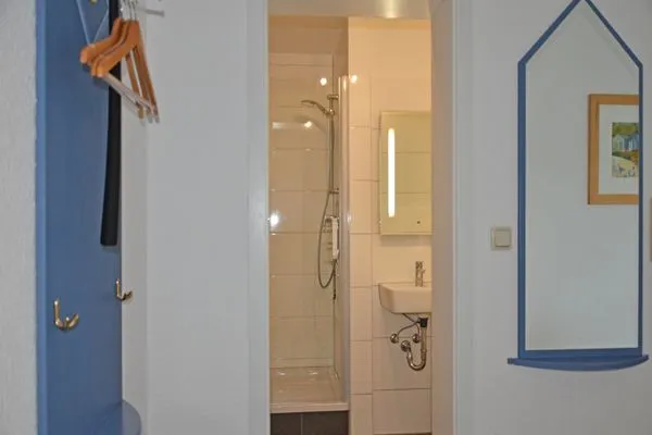 Badezimmer  Villa Monika, App. 7 - mit Balkon und Meerblick