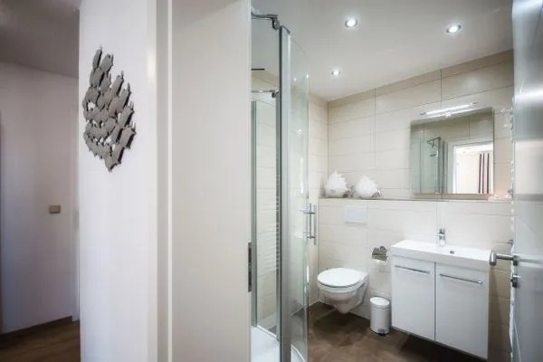 Badezimmer  Villa Monika, App. Nordlicht 6 - modern und komfortabel