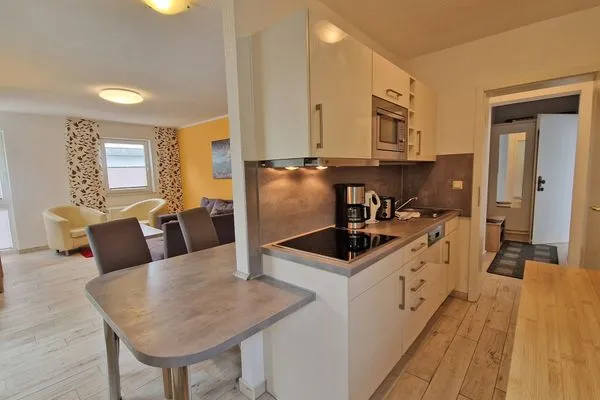 Küche / Küchenzeile  Villa Monika, App. 5 Steuerbord - 2-Raum-Appartement mit Terrasse und Grill