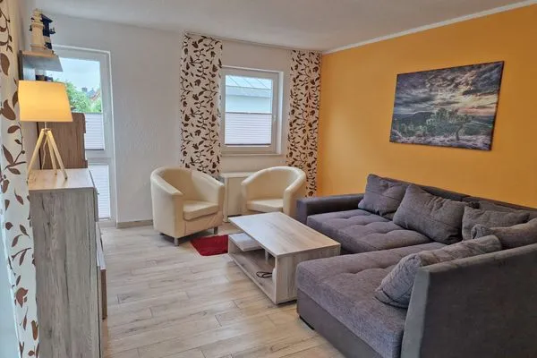 Wohnzimmer  Villa Monika, App. 5 Steuerbord - 2-Raum-Appartement mit Terrasse und Grill