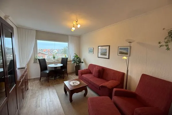 Wohnzimmer Ferienwohnung im Haus Nordland App 59