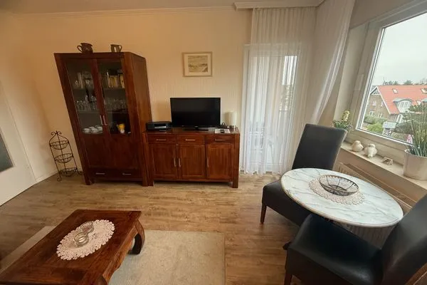 Wohnzimmer Ferienwohnung im Haus Nordland App 59