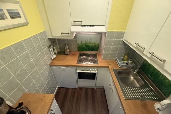 Küche / Küchenzeile Ferienwohnung im Haus Nordland App 59