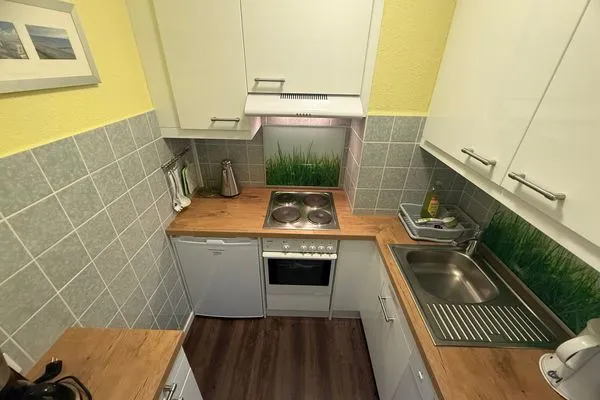 Küche / Küchenzeile Ferienwohnung im Haus Nordland App 59