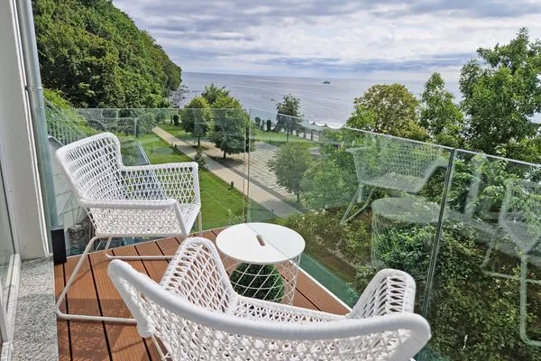 Balkon  Villa Küstenperle, App. Sonnenaufgang - Meerblick pur!