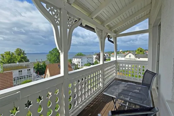 Balkon  Bädervilla Emma - Ferienwohnung Ostseepanorama