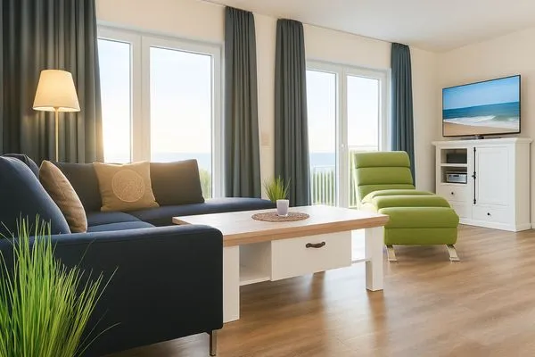 Stilvolles Wohnzimmer  Weitblick