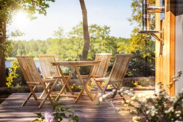 Terrasse  Seehaus Lütt Marten