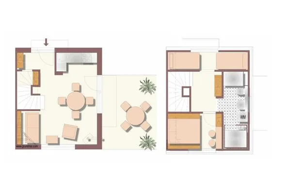 Grundriss  Seehaus Lütt Marten