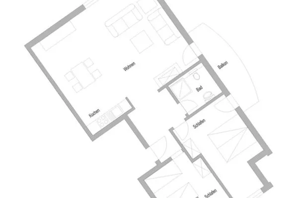 Grundriss  Schloonseevillen, Whg. 10