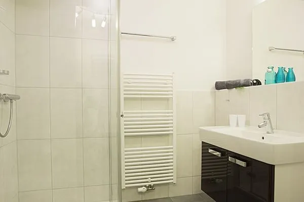 Badezimmer  Residenz am Balmer See, Whg. 03