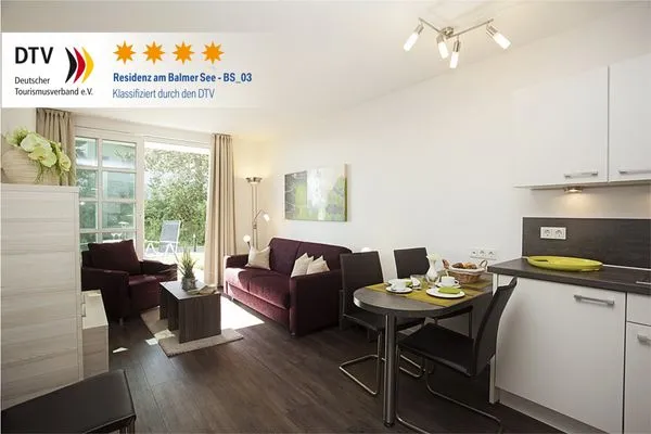 Wohnzimmer  Residenz am Balmer See, Whg. 03