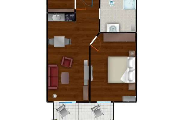 Grundriss  Residenz am Balmer See, Whg. 03