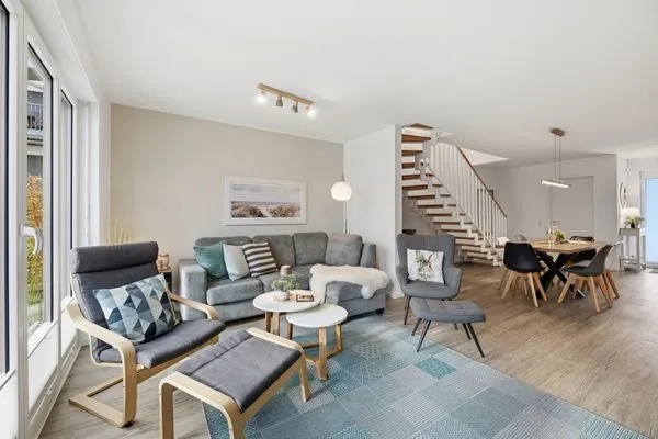 Wohnzimmer  Bernsteinquartier, Ferienhaus 6e