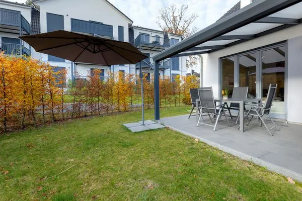 Terrasse  Bernsteinquartier, Ferienhaus 6e