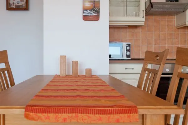 Küche / Küchenzeile  Villa Friede-Marie, App. Meeresidyll - mit herrlichem Ostseeblick und Balkon