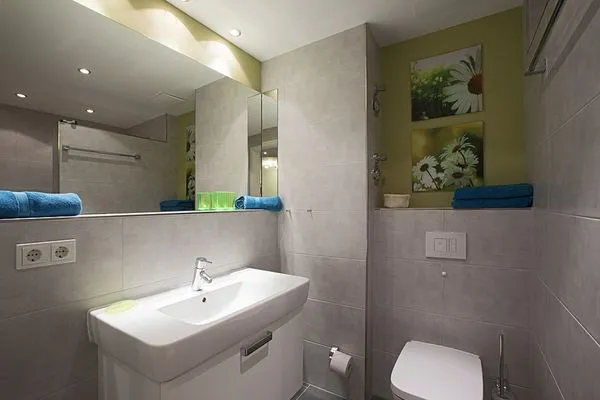 Badezimmer  Residenz am Balmer See, Whg. 05