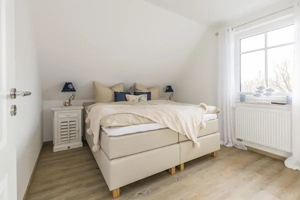 Schlafzimmer  Ferienhaus Bresewitz