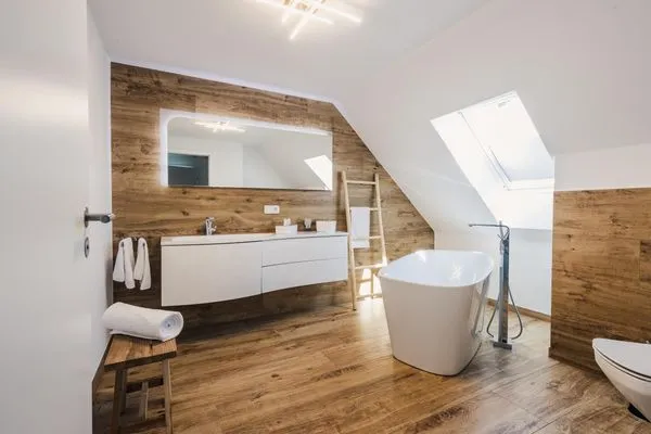 Badezimmer  Gartenidyll