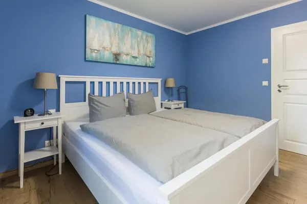 Schlafzimmer  Haus Muschelsucher, Birkenstraße 7a, App. 1