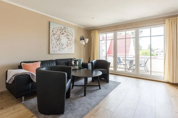 Wohnzimmer  Haus Muschelsucher, Birkenstraße 7a, App. 6