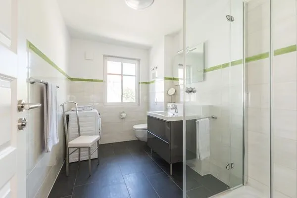 Badezimmer  Haus Muschelsucher, Birkenstraße 7a, App. 6