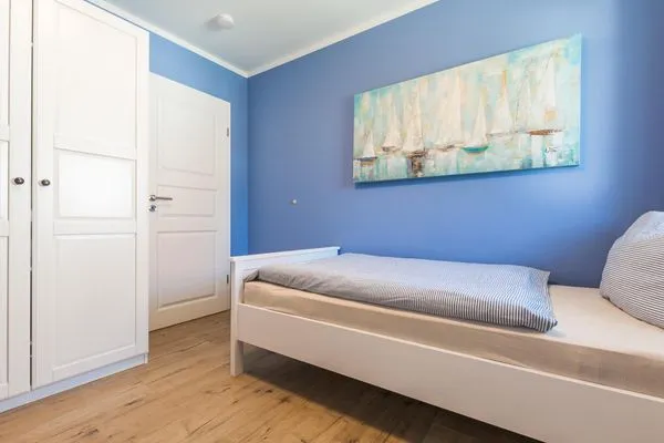 Schlafzimmer  Haus Muschelsucher, Birkenstraße 7a, App. 6