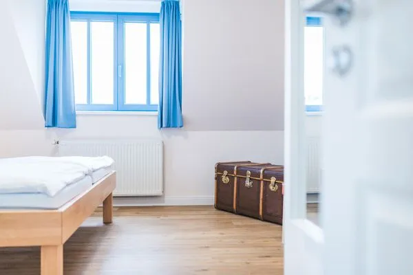 Schlafzimmer  Haus Muschelsucher, Dünenstraße 44, App. 1