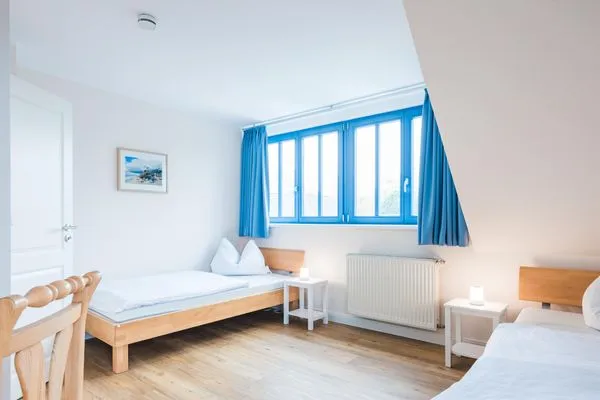 Schlafzimmer  Haus Muschelsucher, Dünenstraße 44, App. 1