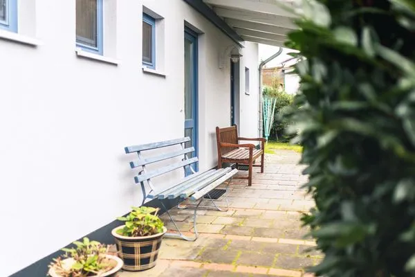 Terrasse  Haus Muschelsucher, Dünenstraße 44, App. 1