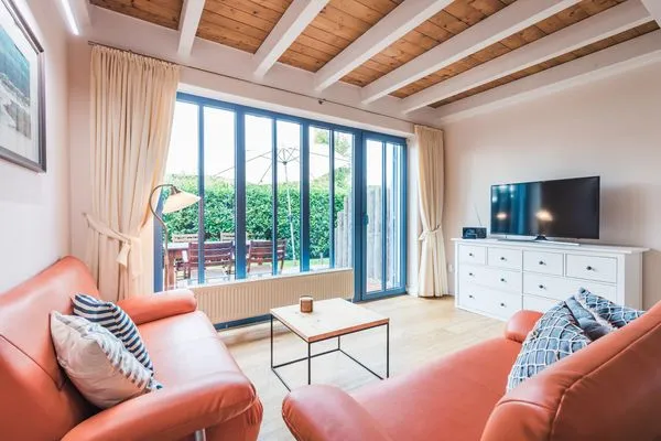 Wohnzimmer  Haus Muschelsucher, Dünenstraße 44, App. 2