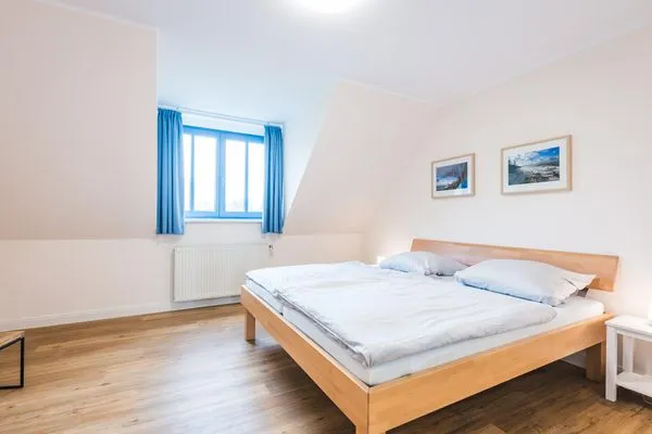 Schlafzimmer  Haus Muschelsucher, Dünenstraße 44, App. 2