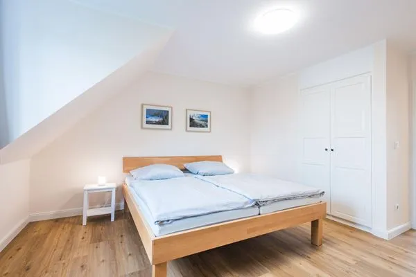 Schlafzimmer  Haus Muschelsucher, Dünenstraße 44, App. 2