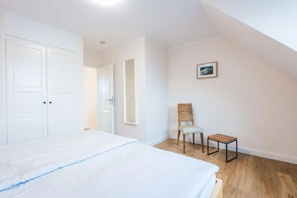 Schlafzimmer  Haus Muschelsucher, Dünenstraße 44, App. 2