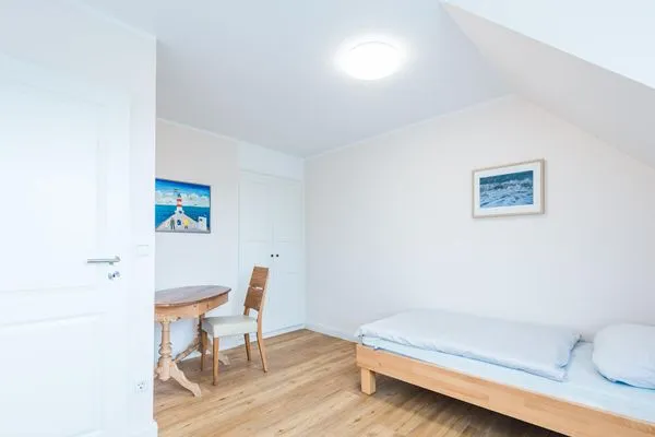 Schlafzimmer  Haus Muschelsucher, Dünenstraße 44, App. 2