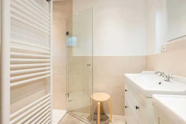 Badezimmer  Haus Muschelsucher, Dünenstraße 44, App. 2