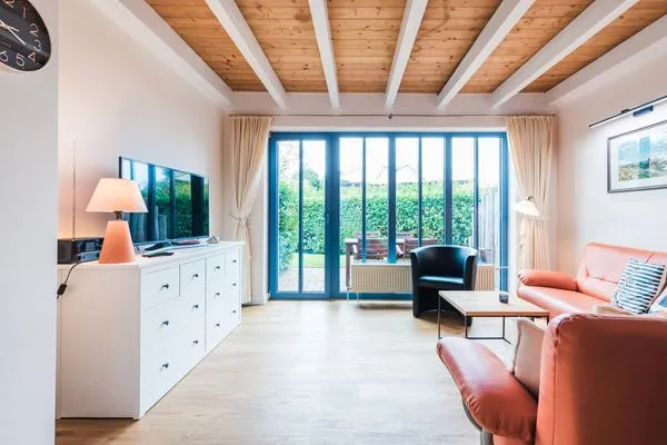 Wohnzimmer  Haus Muschelsucher, Dünenstraße 44, App. 3