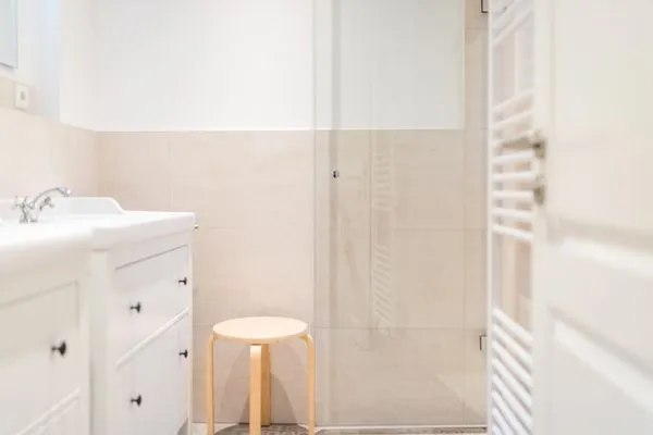 Badezimmer  Haus Muschelsucher, Dünenstraße 44, App. 3