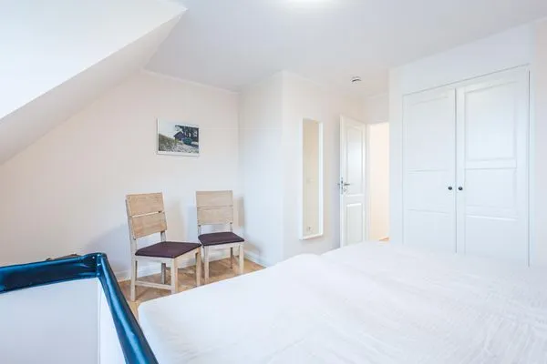 Schlafzimmer  Haus Muschelsucher, Dünenstraße 44, App. 3