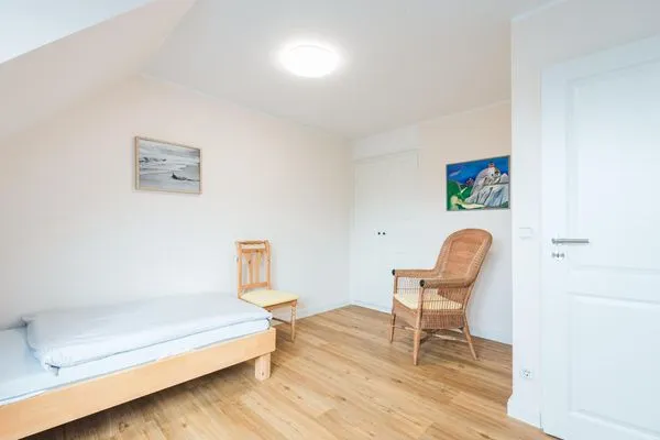 Schlafzimmer  Haus Muschelsucher, Dünenstraße 44, App. 3