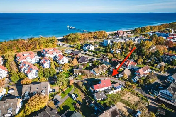 Vogelperspektive  Haus Strandlust