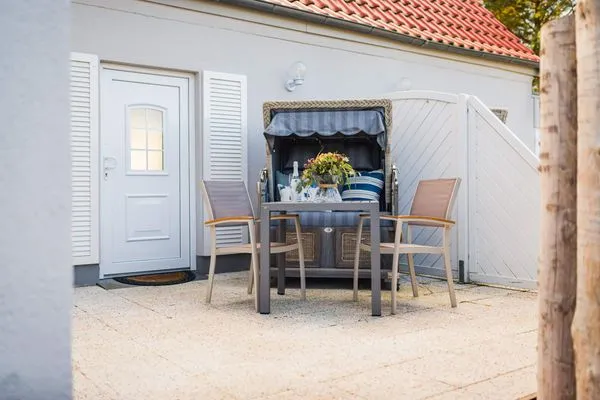 Terrasse  Haus Strandlust Apartment 1