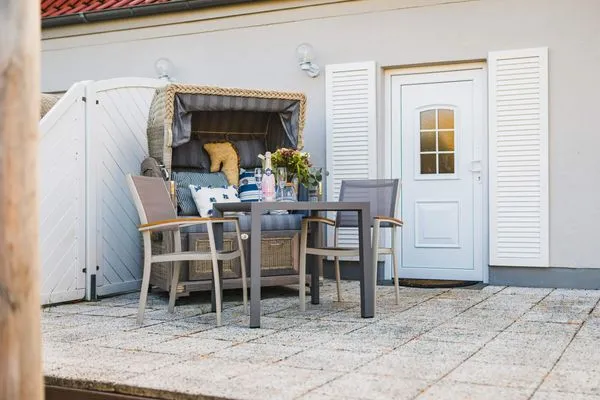 Terrasse  Haus Strandlust Apartment 2