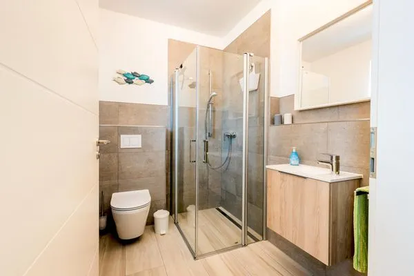 Badezimmer  Ostseelodge eins